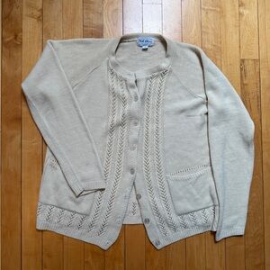 Cream Vintage Cardigan